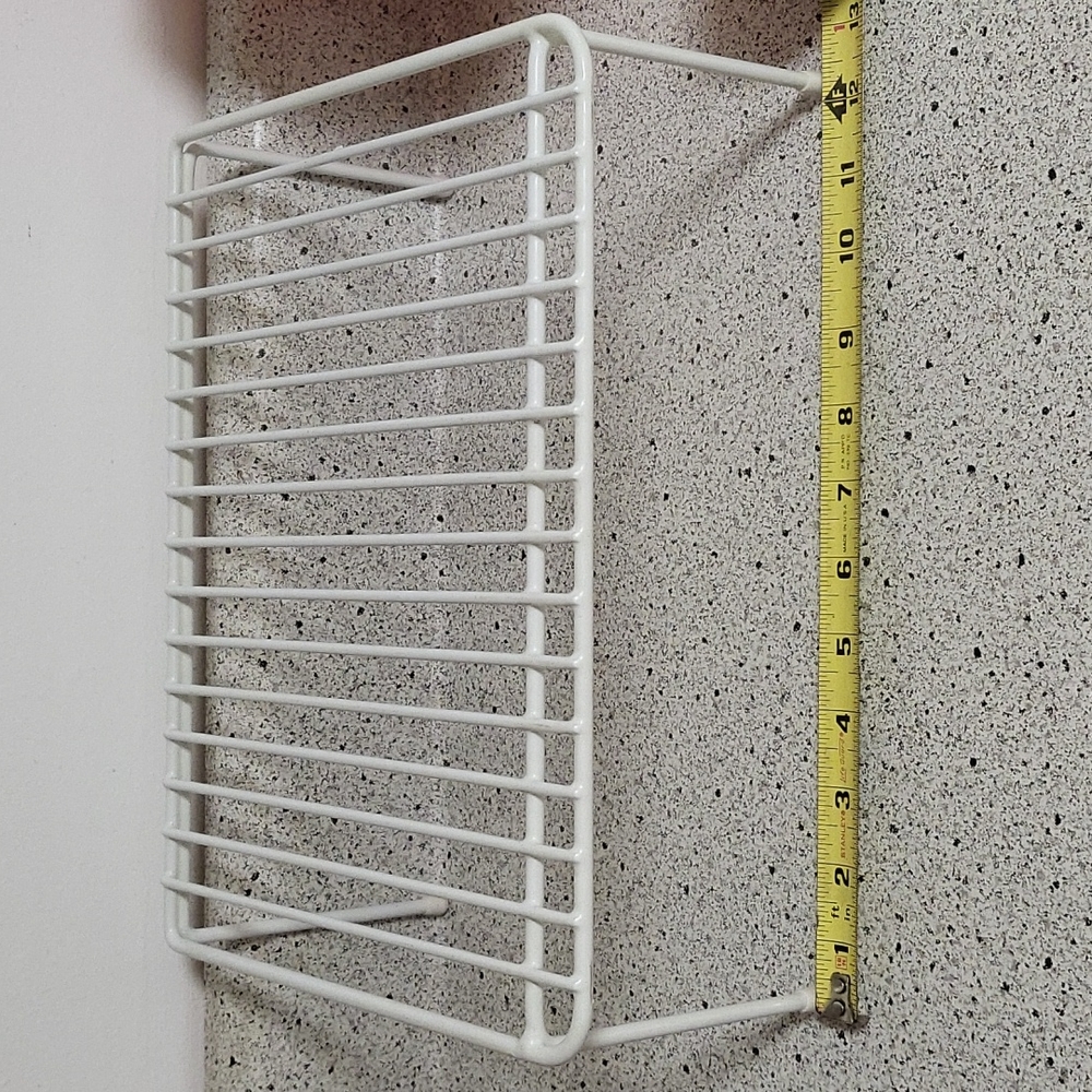 Cabinet space saver white